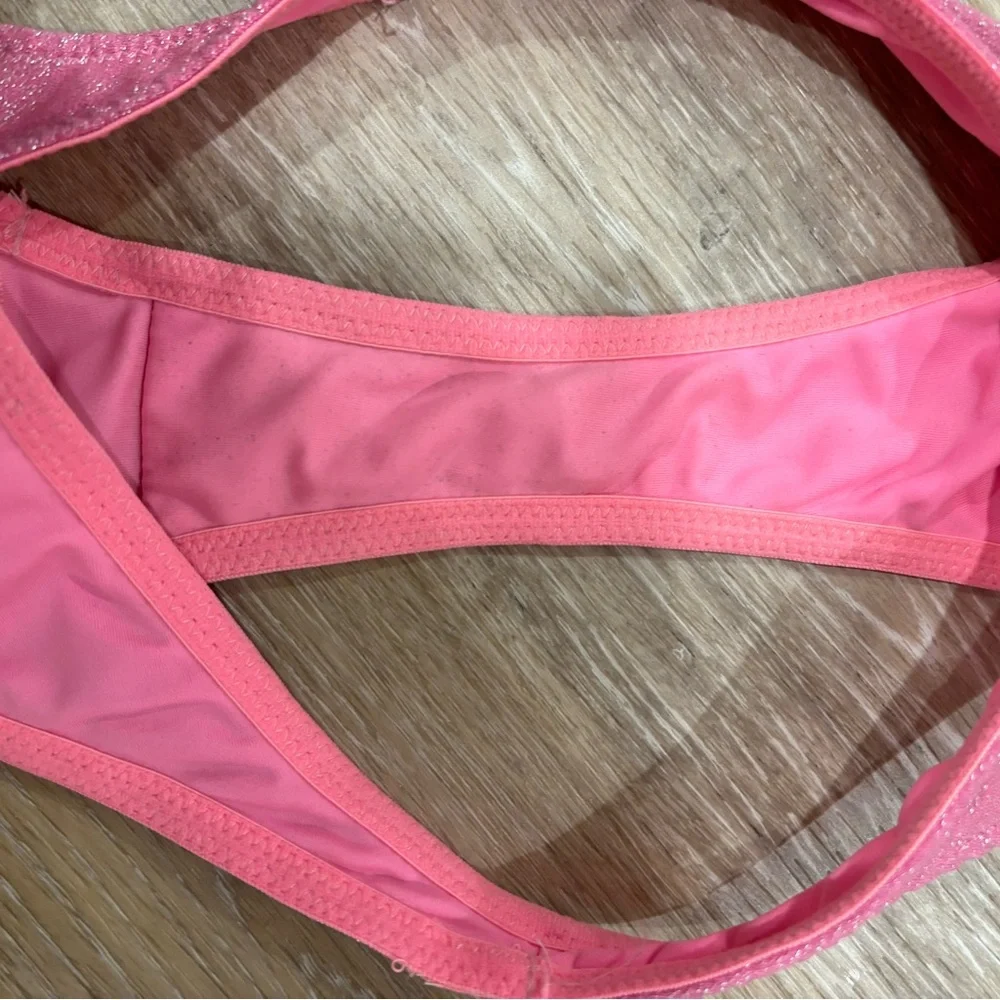 TRIANGL Swimwear Mica Bikini Set in Pink Sparkle